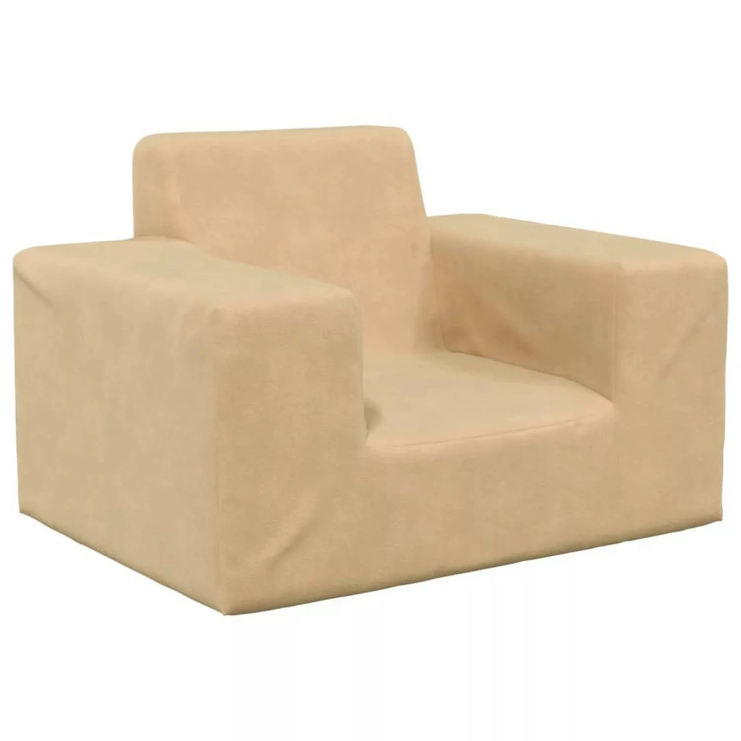 Vidaxl Kindersofa Creme Weich Plüsch günstig online kaufen