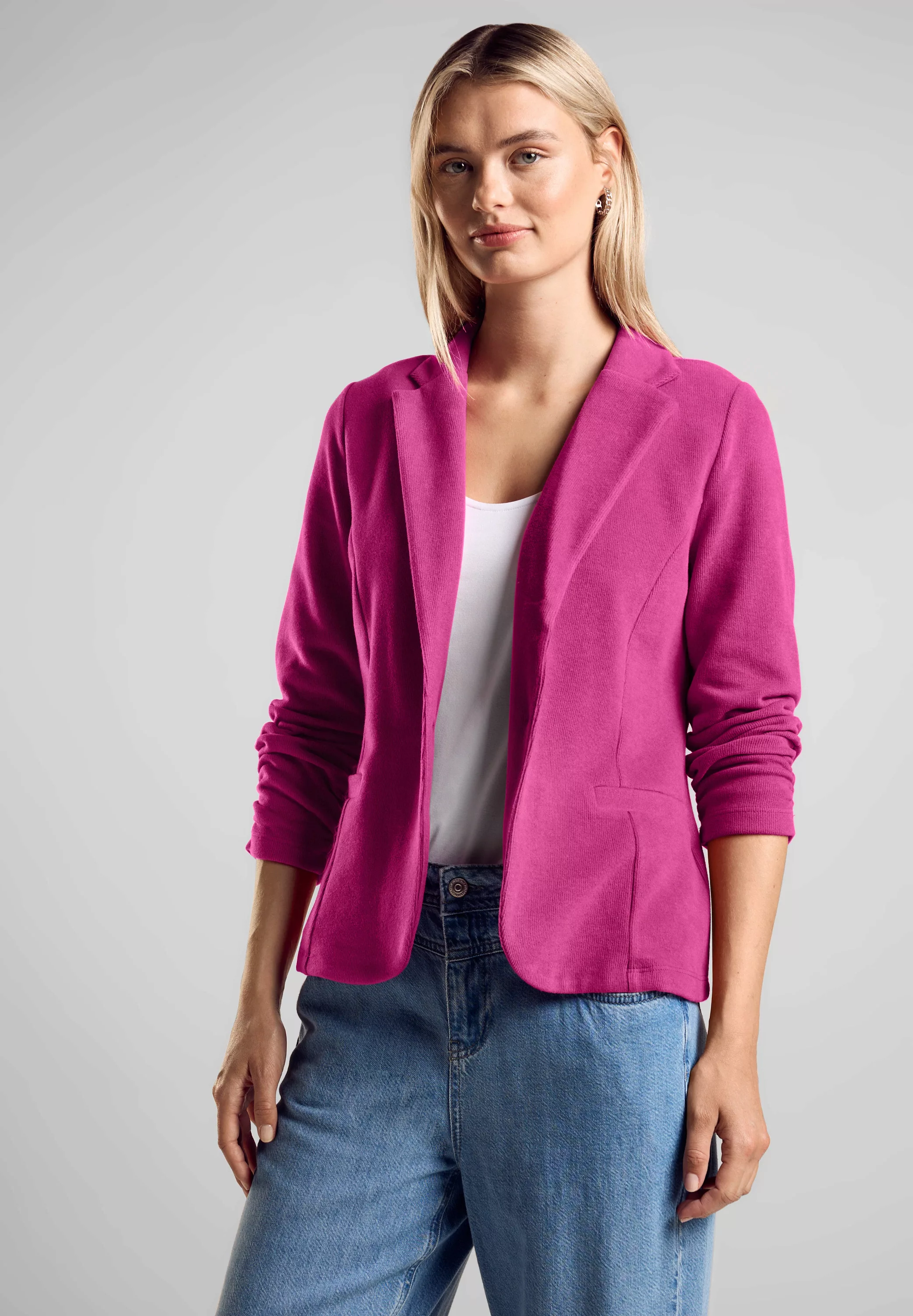 STREET ONE Kurzblazer in Unifarbe günstig online kaufen