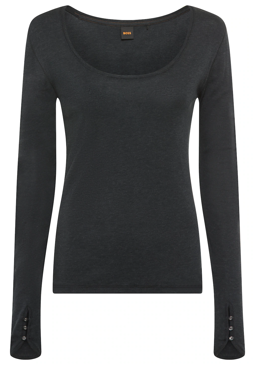 BOSS ORANGE Langarmshirt "Edeline Premium Damenmode" günstig online kaufen