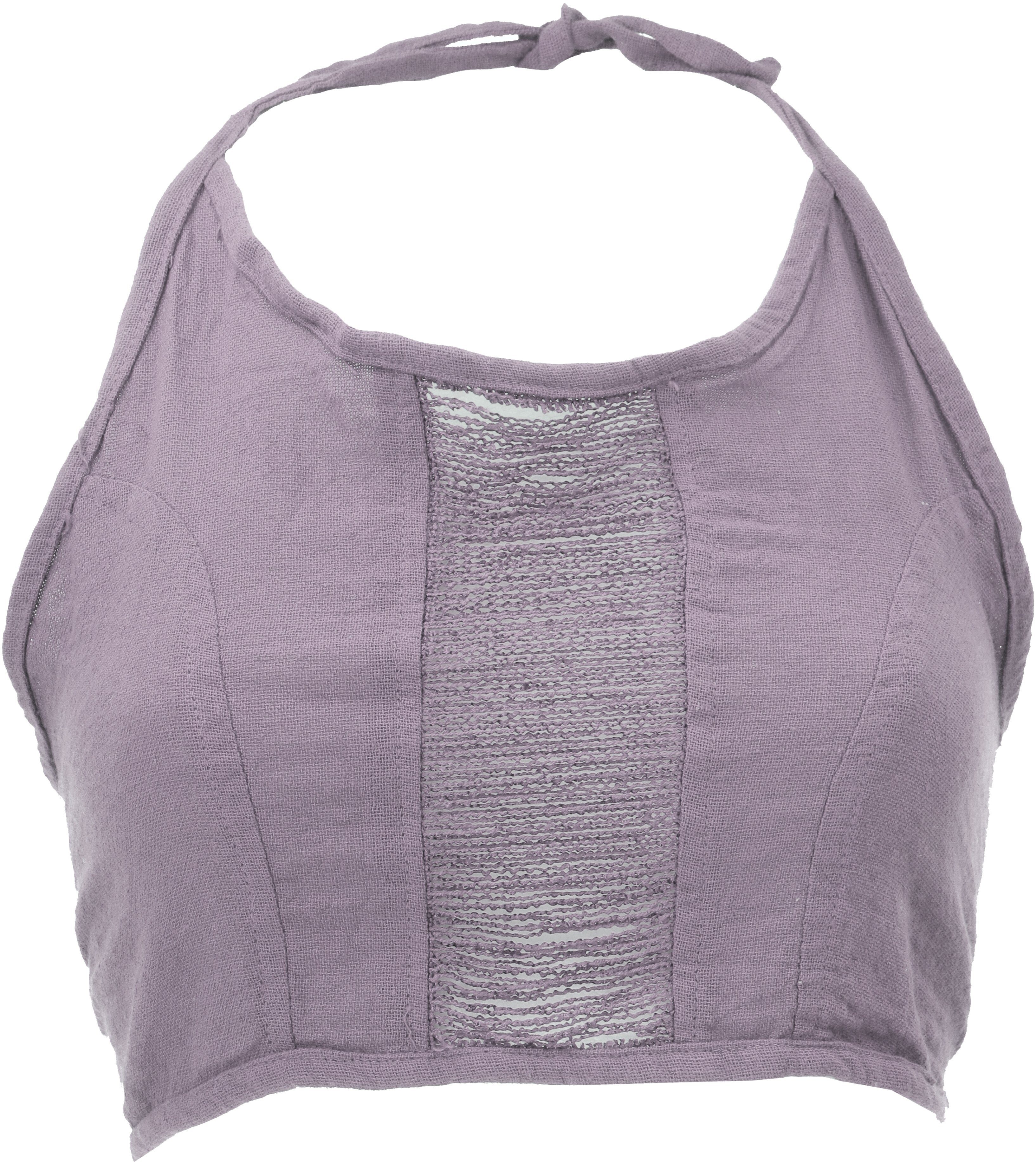 Guru-Shop T-Shirt Goa Top, Psytrance Neckholder günstig online kaufen