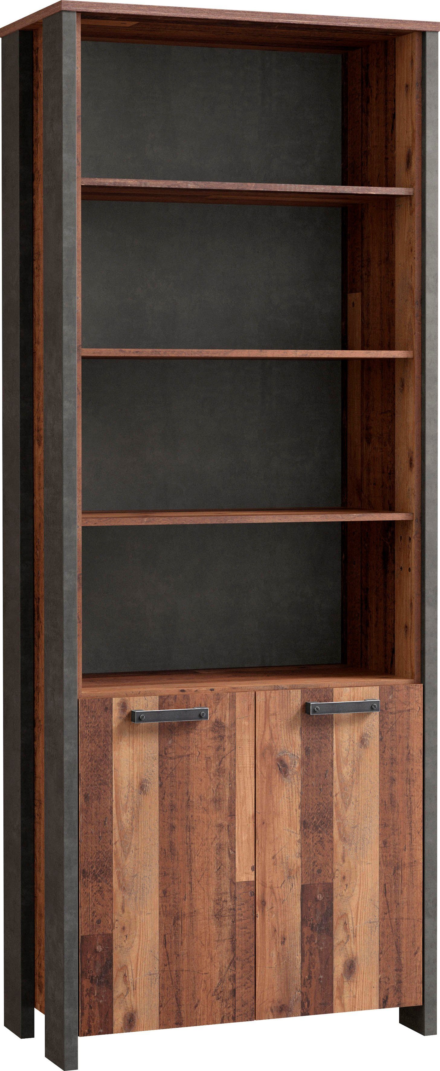FORTE Aktenregal "Clif", Bücherregal, Breite 86 cm, viel Stauraum mit 2 Tür günstig online kaufen