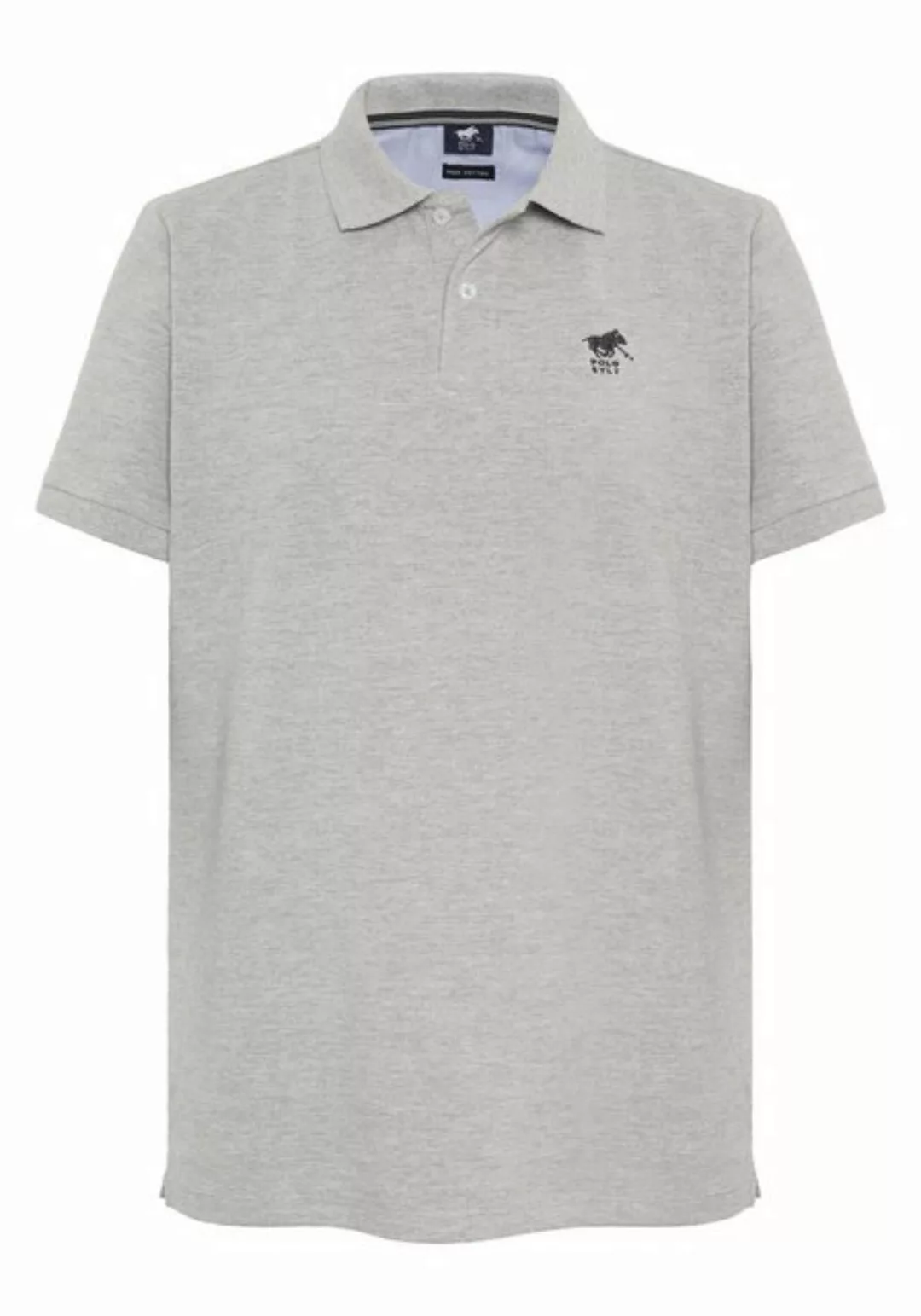 Polo Sylt Poloshirt im puristischen Design mit Label-Stitching günstig online kaufen