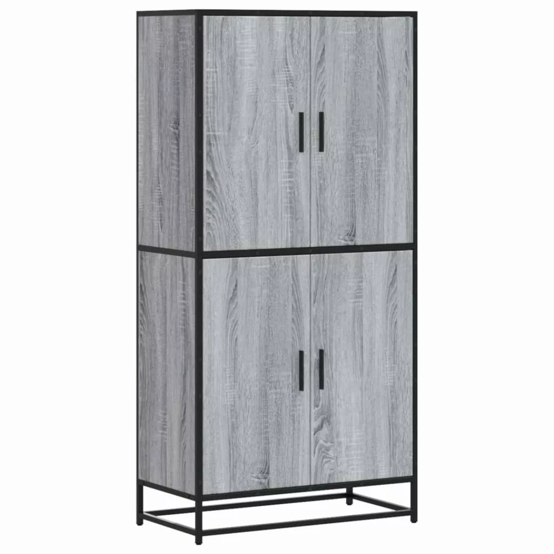 vidaXL Highboard Highboard Grau Sonoma 68x35x139 günstig online kaufen