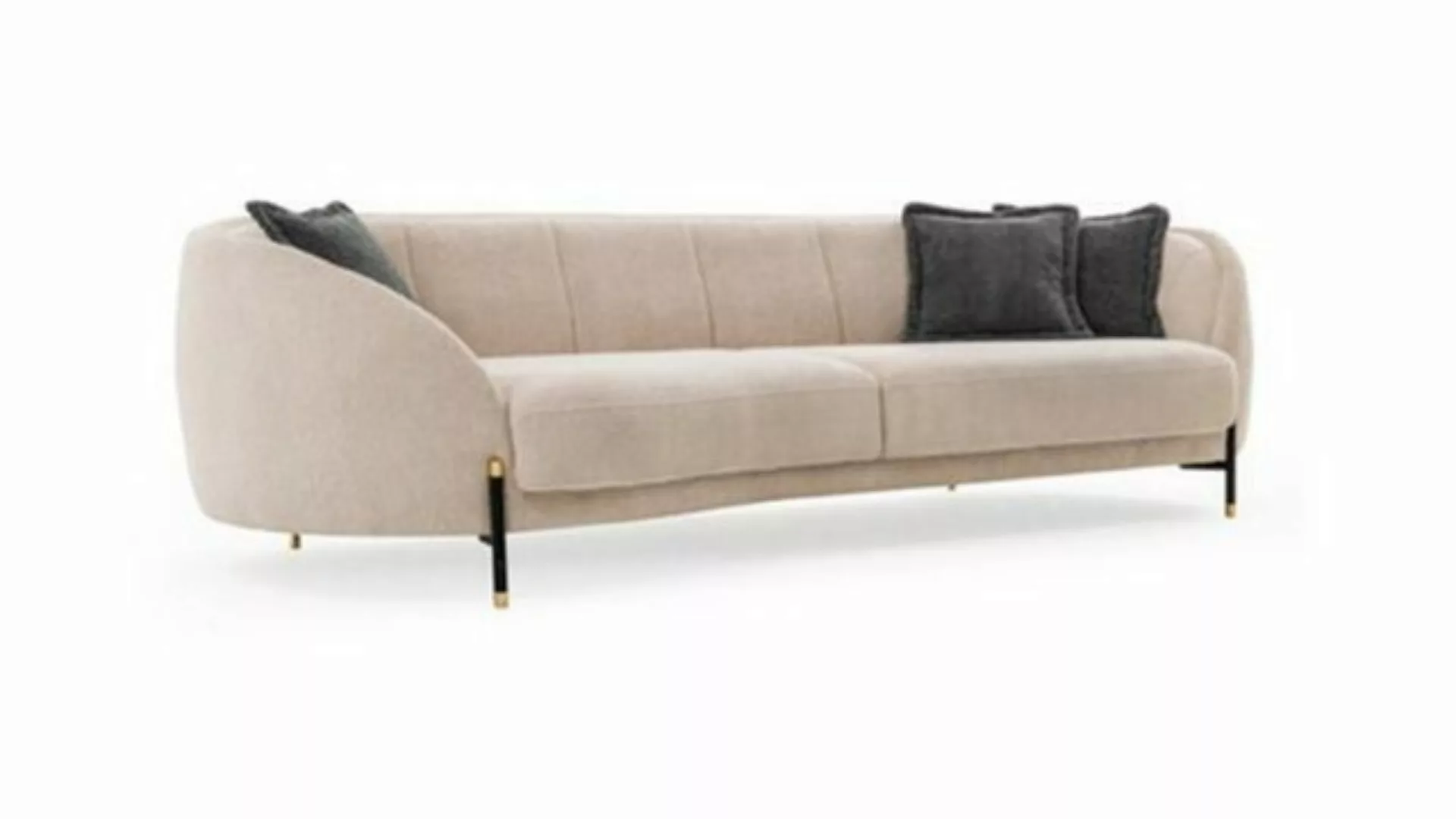 JVmoebel Sofa Sofagarnitur 4 3 1 Sitzer Wohnzimmer Komplett Sofas Set Beige günstig online kaufen