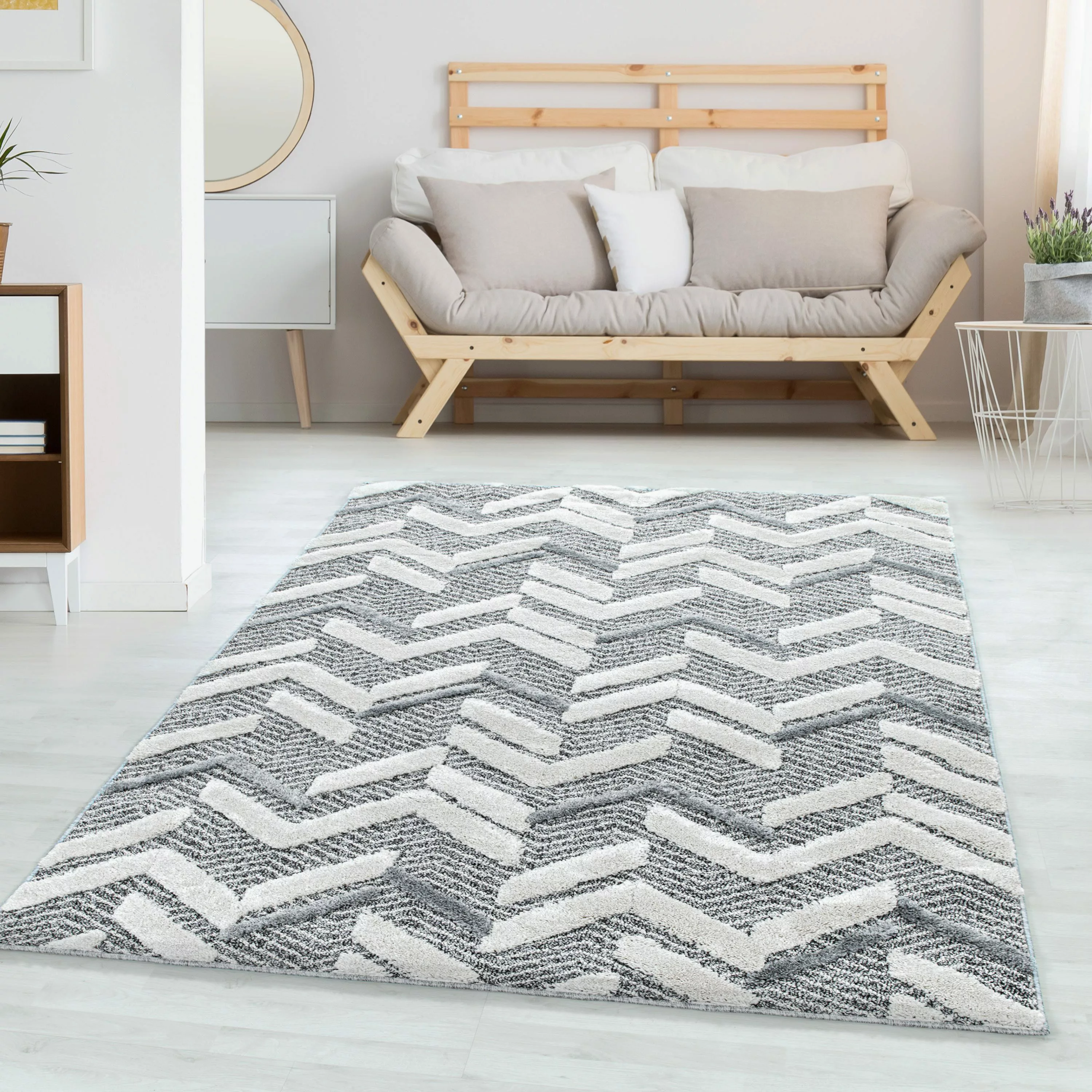 Carpettex Hochflor-Teppich Berber-Design, Läufer, Höhe: 20 günstig online kaufen