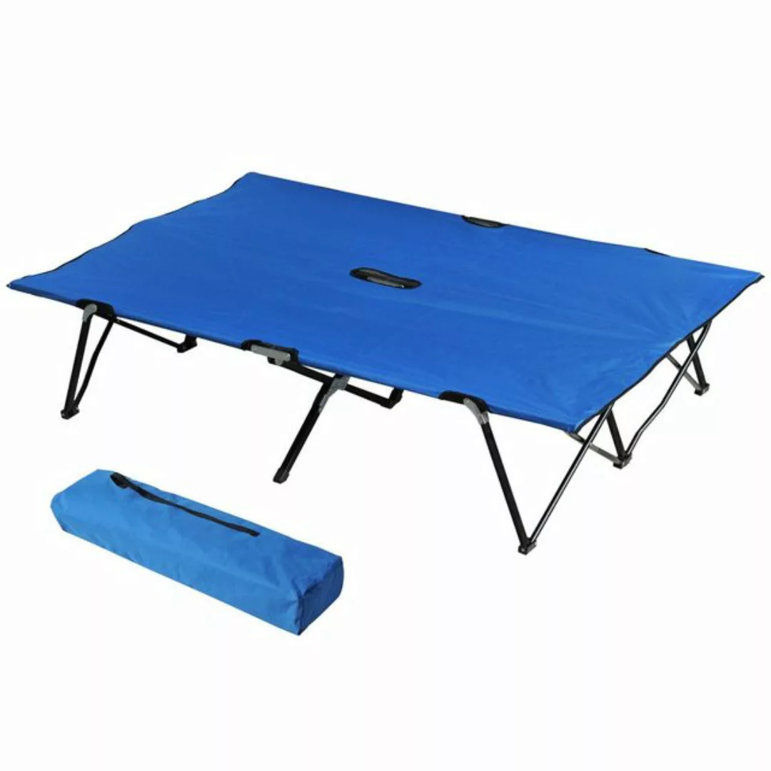 Outsunny Feldbett Campingbett Klappbar für 2 Personen Feldbett Klappbett (1 günstig online kaufen