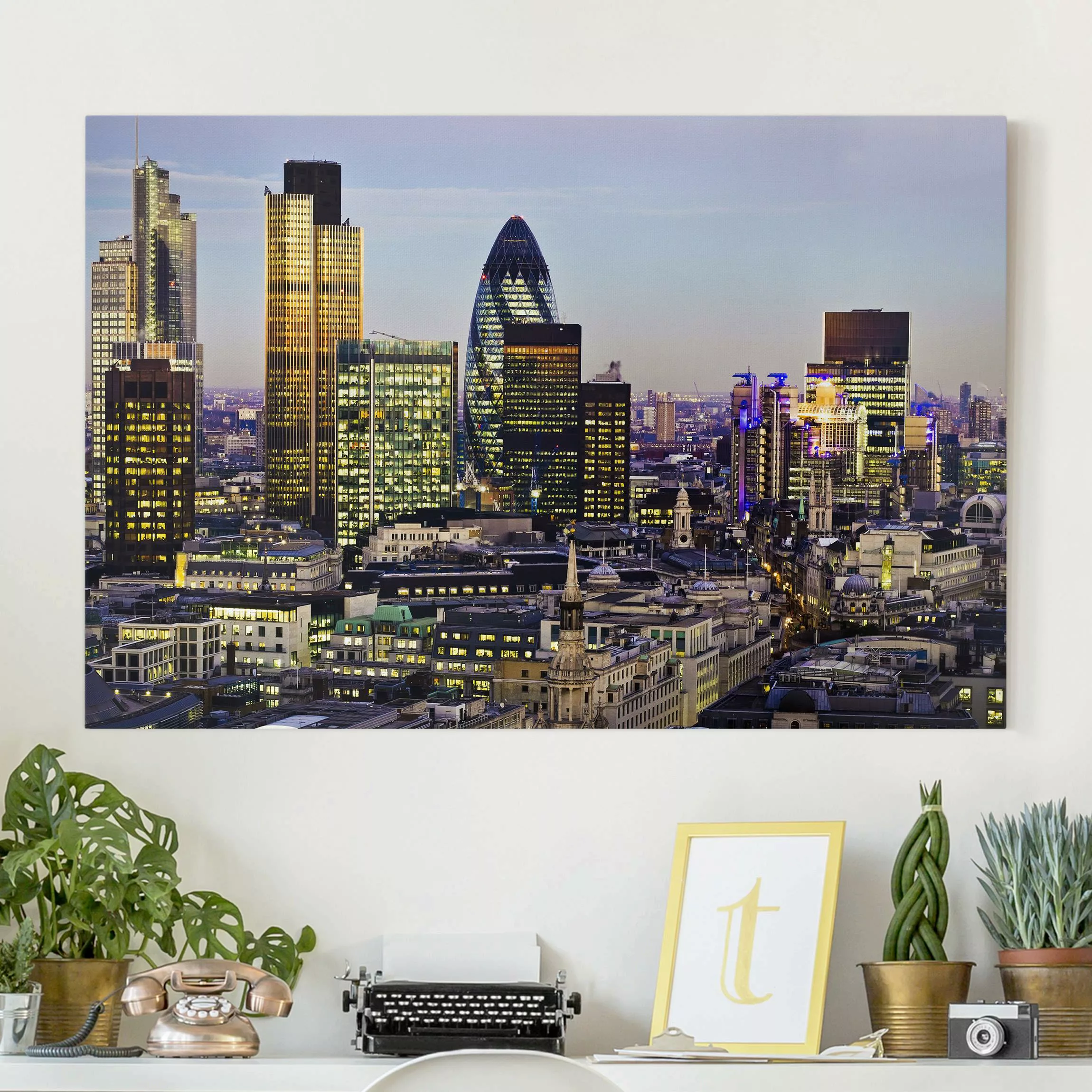 Leinwandbild London - Querformat London City günstig online kaufen