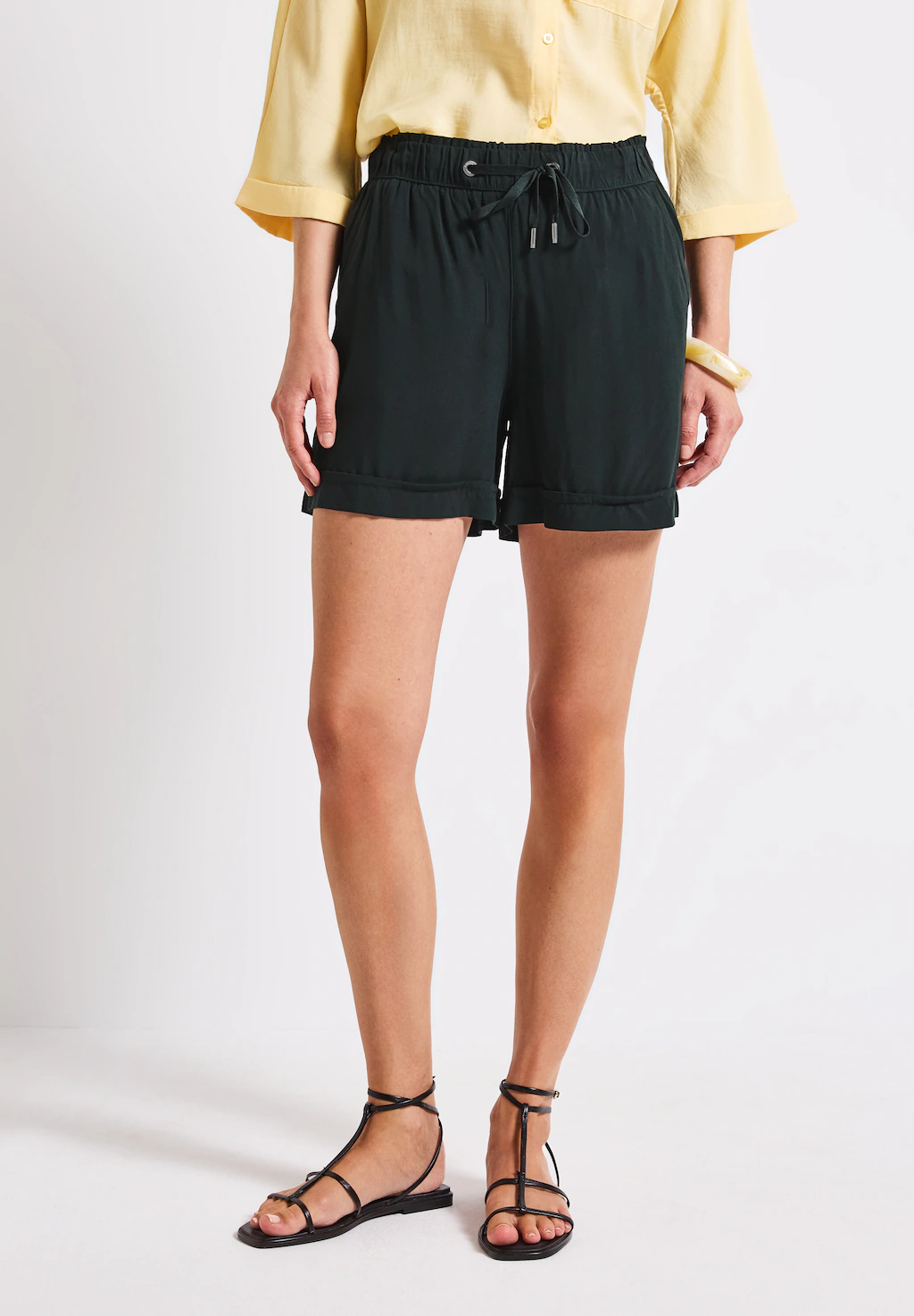 STREET ONE Shorts, High Waist günstig online kaufen