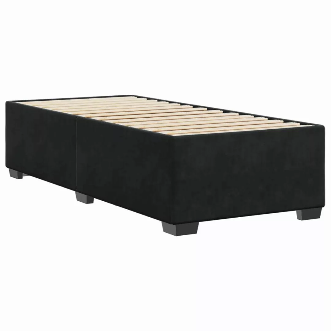 vidaXL Bett Bettgestell Schwarz 80x200 cm günstig online kaufen