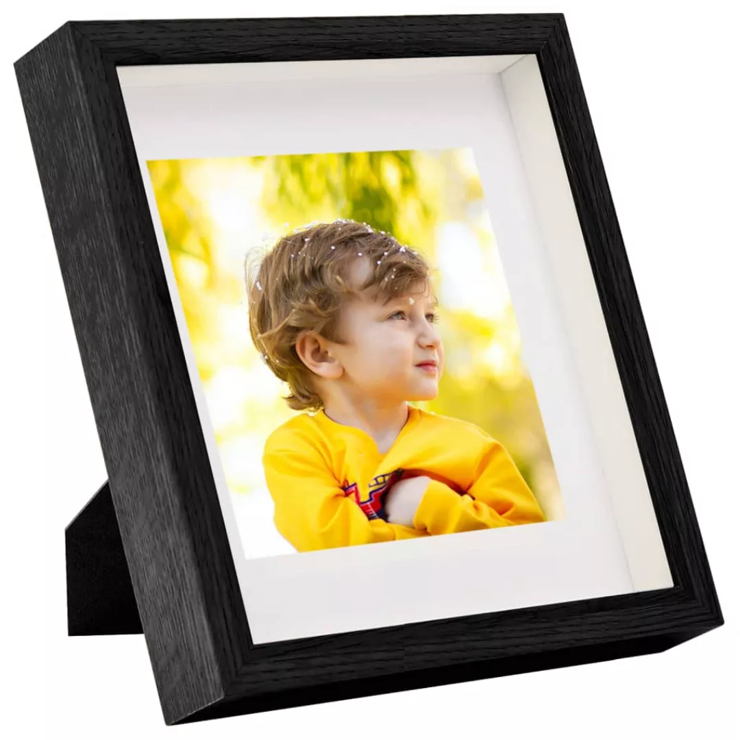 3d-box-bilderrahmen 5 Stk. Schwarz 28x28cm Für 20x20cm Bild günstig online kaufen