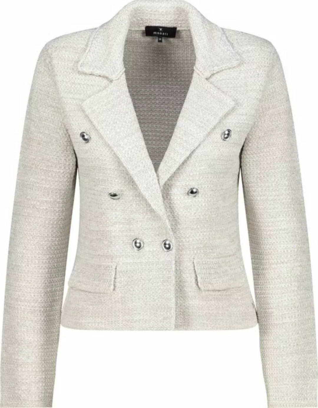 Monari Outdoorjacke Tweed-Strickblazer warm sand günstig online kaufen