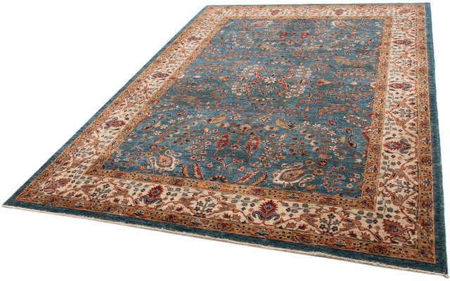 morgenland Orientteppich »Ziegler - 238 x 173 cm - dunkelblau«, rechteckig, günstig online kaufen