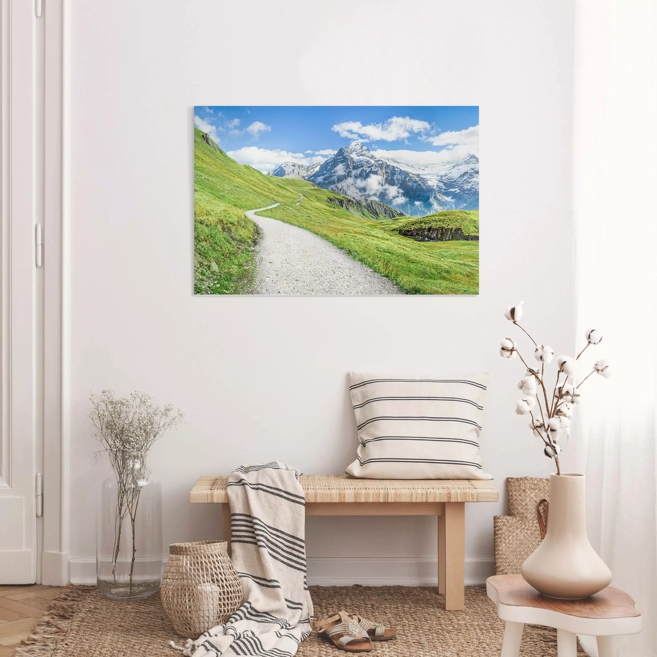 Leinwandbild Grindelwald Panorama günstig online kaufen