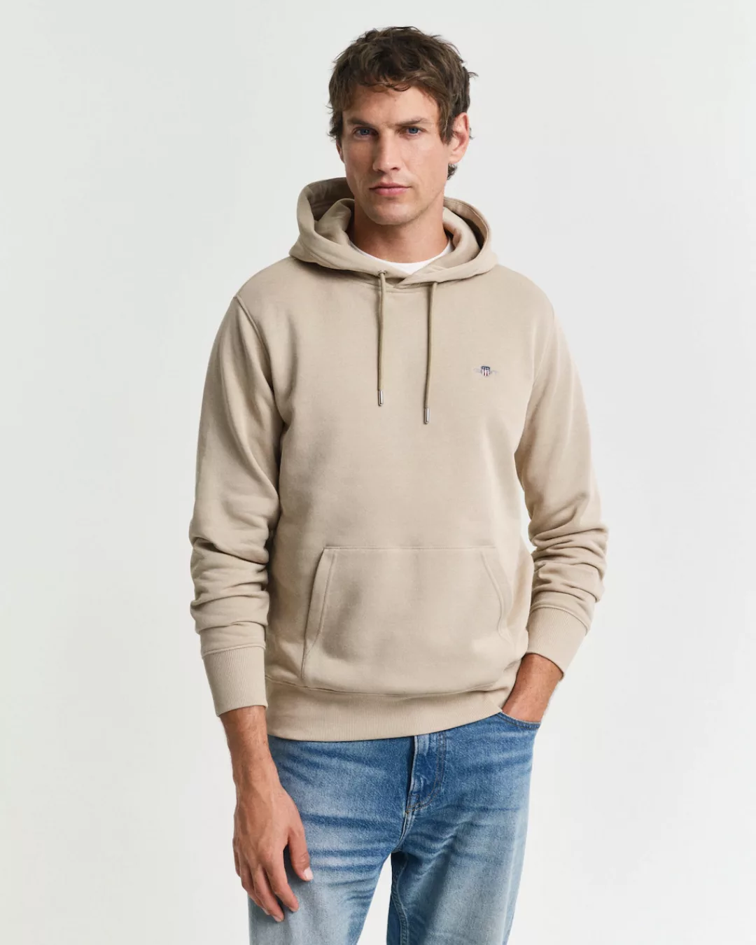 Gant Hoodie "REG SHIELD HOODIE", mit Logostickerei auf der Brust günstig online kaufen