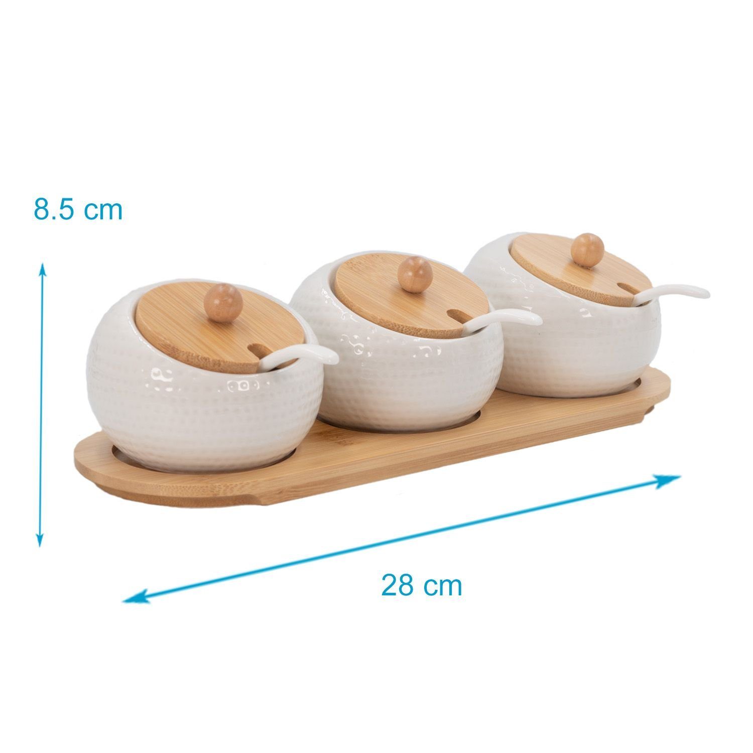Intirilife Gewürzboard, 10-tlg., 3er Set Gewürzdosen günstig online kaufen