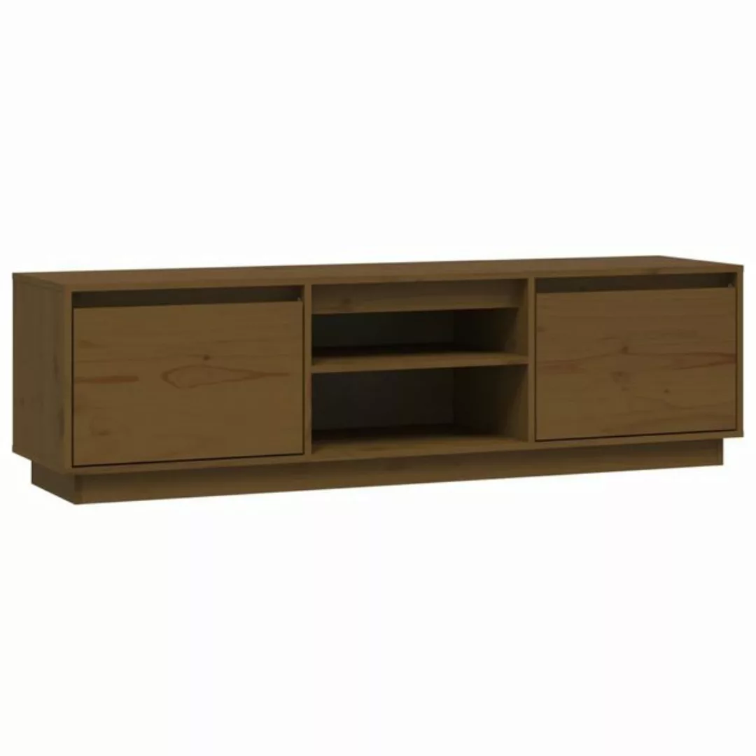 vidaXL TV-Schrank TV-Schrank Honigbraun 140x35x40 cm Massivholz Kiefer günstig online kaufen