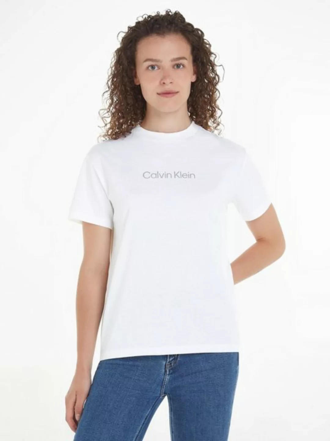 Calvin Klein T-Shirt HERO METALLIC LOGO T-SHIRT mit Calvin Klein Print auf günstig online kaufen