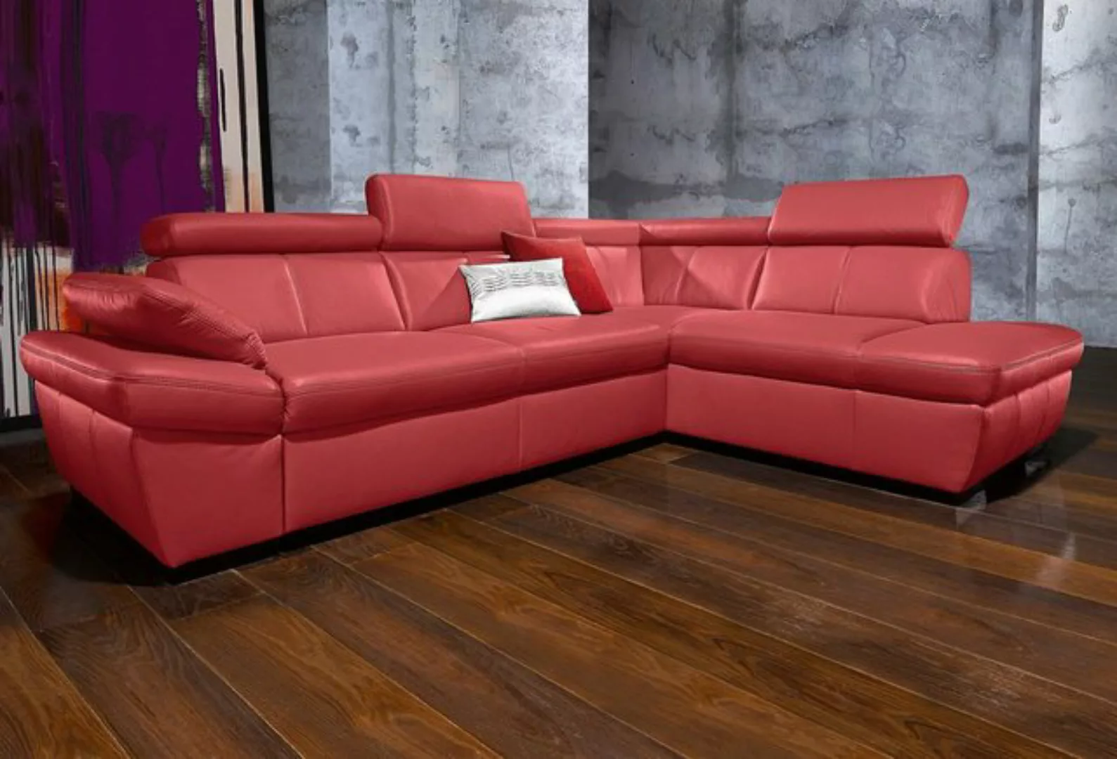 exxpo - sofa fashion Ecksofa Salerno, klassisch modernes Funktionssofa, hoh günstig online kaufen