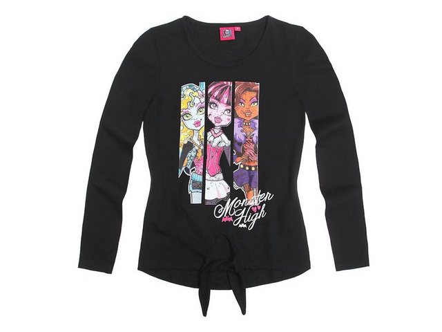 Monster High Langarmshirt mit Schleife günstig online kaufen