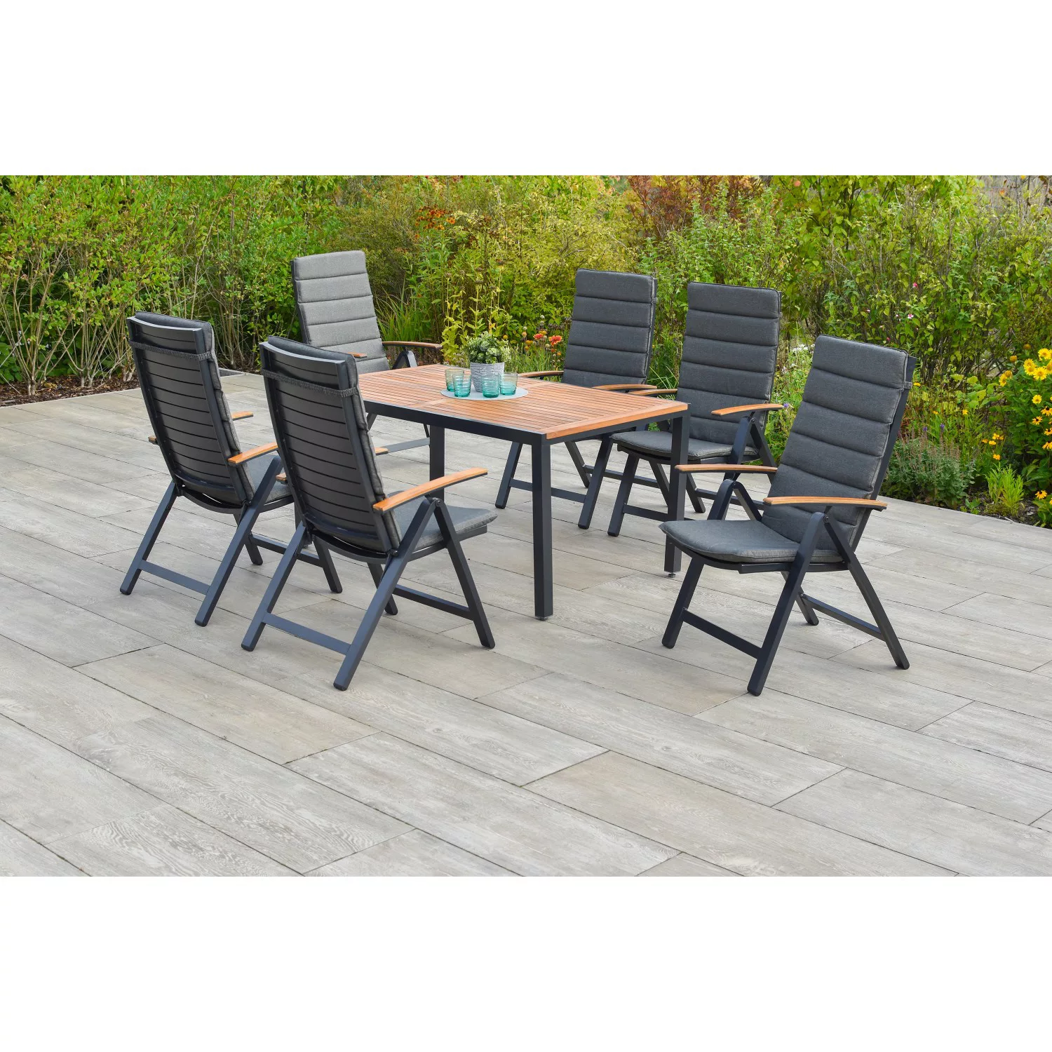 Merxx Gartenmöbel-Set Astros 13-teilig 150 cm x 90 cm günstig online kaufen