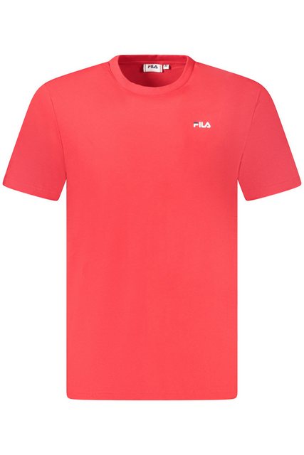 Fila T-Shirt Herren Kurzarm T-Shirt Rot - Regular Fit günstig online kaufen