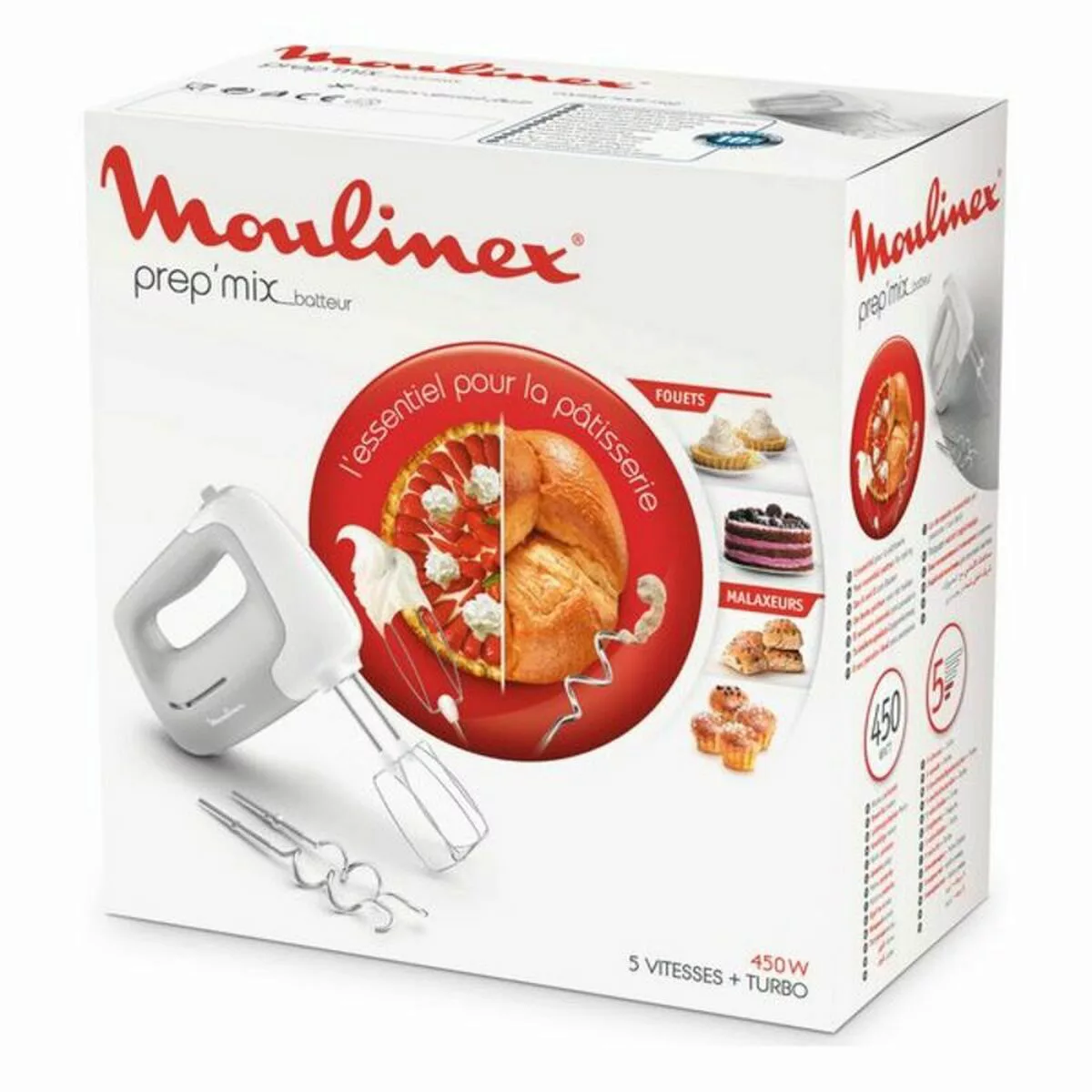 Mixer Moulinex Hm450b Grau 450 W 450w günstig online kaufen