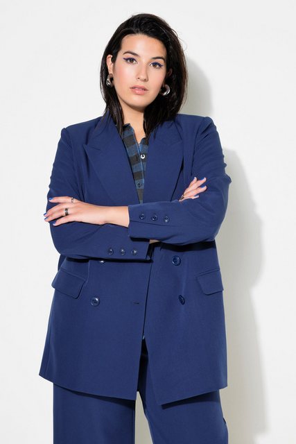 Studio Untold Blusenblazer Blazer Loose Fit doppelreihig Revers günstig online kaufen