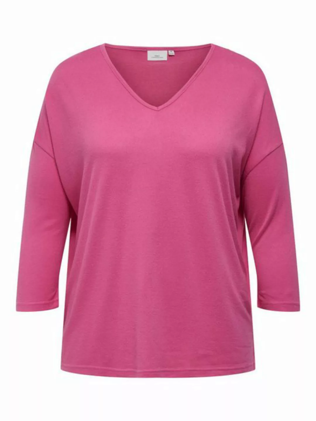 ONLY CARMAKOMA V-Shirt CARALBA MIRSE 4/5 V-NECK TOP JRS günstig online kaufen