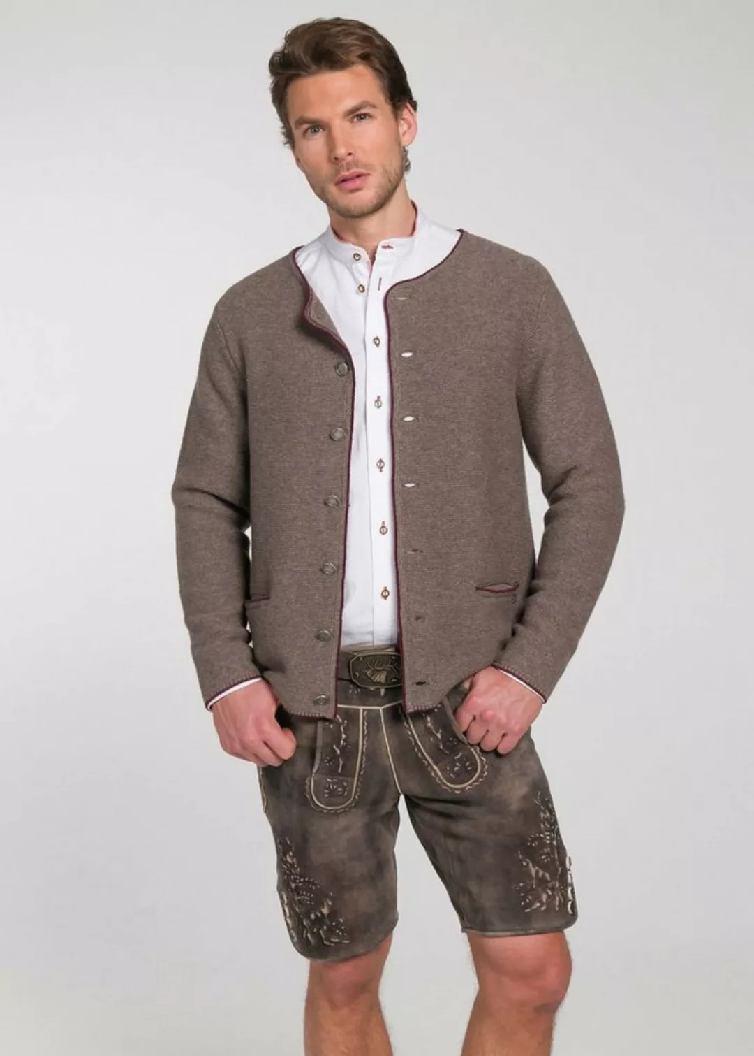 Spieth & Wensky Trachtenstrickjacke Trachten Strickjacke Herren - POCKING - günstig online kaufen