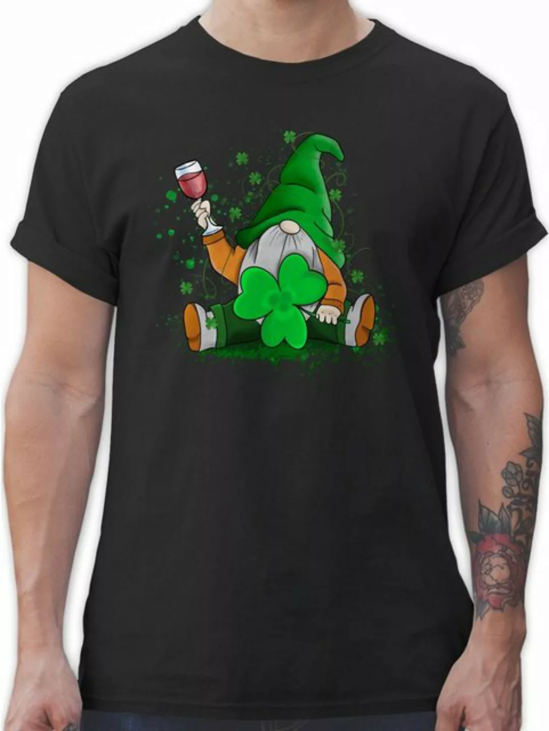 Shirtracer T-Shirt Leprechaun Irish Pub Irland Wein St. Patricks Day günstig online kaufen