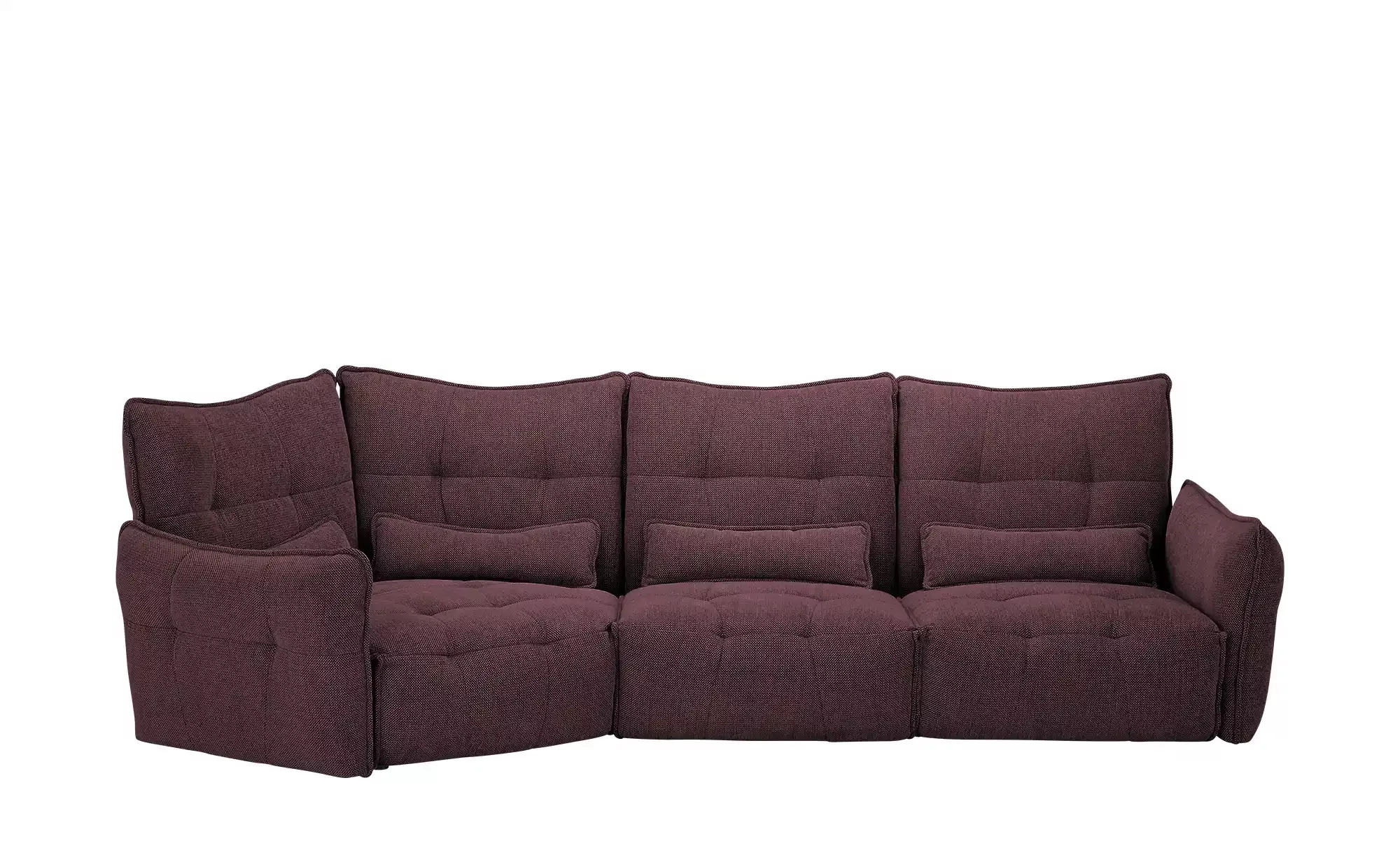 bobb Ecksofa  Jeaneva ¦ rot ¦ Maße (cm): B: 379 H: 101 T: 151 Polstermöbel günstig online kaufen