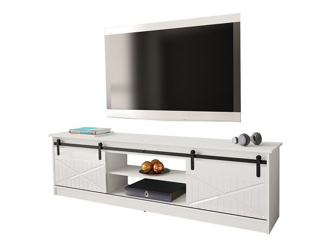 MIRJAN24 TV-Schrank Granero 200 (mit 2 Schiebetüren) 200x35x57 cm günstig online kaufen