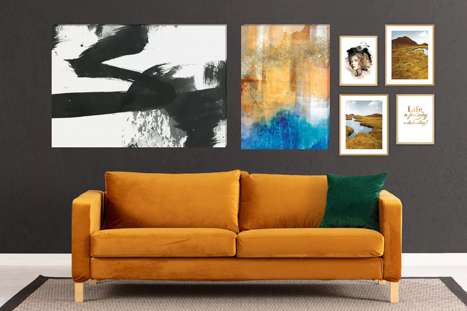 Leinwandbild Teal&Orange, 35 x 50 cm günstig online kaufen