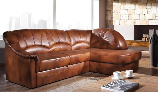 Xlmoebel Ecksofa Traditionelle Ledersofa Wohnlandschaft Eckcouch Sitzgarnit günstig online kaufen