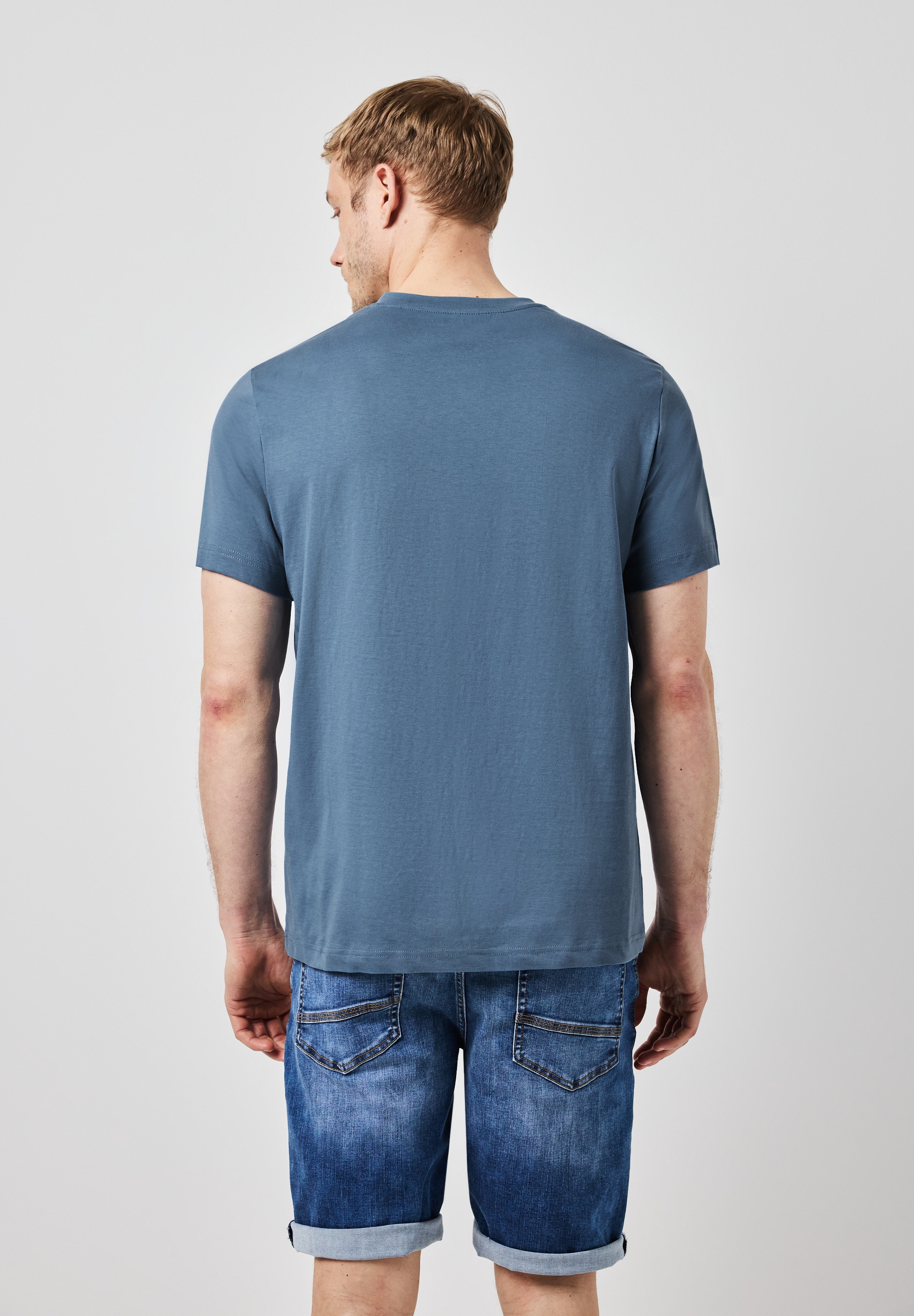 STREET ONE MEN T-Shirt, mit Wording-Print günstig online kaufen