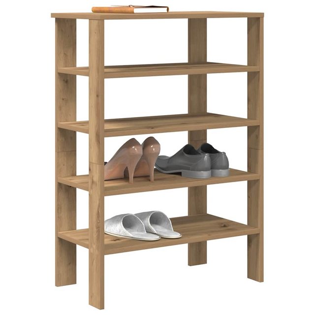 vidaXL Schuhschrank Schuhregal Artisan-Eiche 61x32x87,5 cm Holzwerkstoff günstig online kaufen