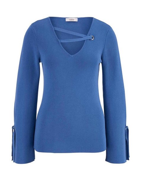 heine Troyer Heine Damen Feinstrickpullover, aqua günstig online kaufen