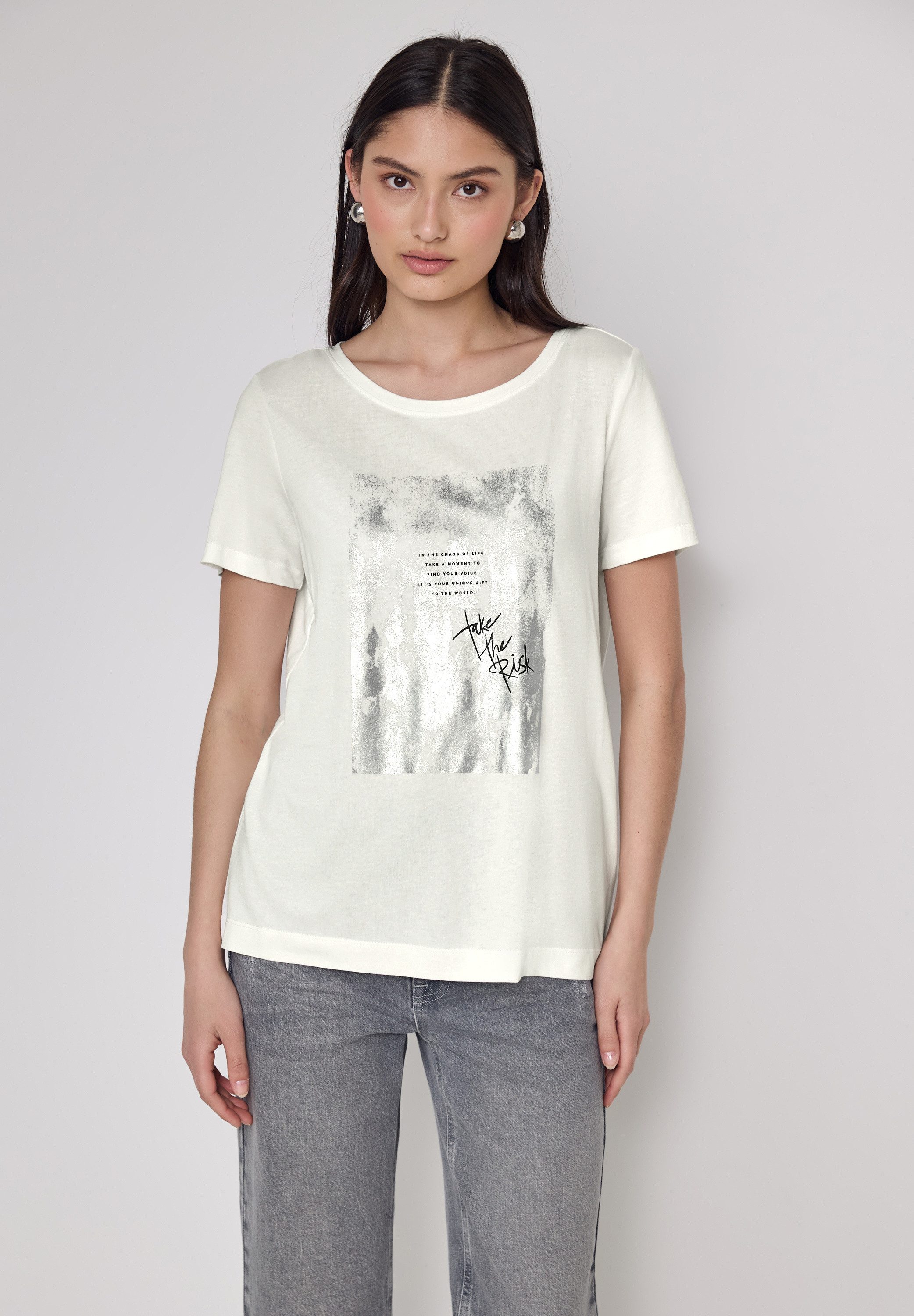 STREET ONE STUDIO T-Shirt, im soften Baumwoll-Mix günstig online kaufen
