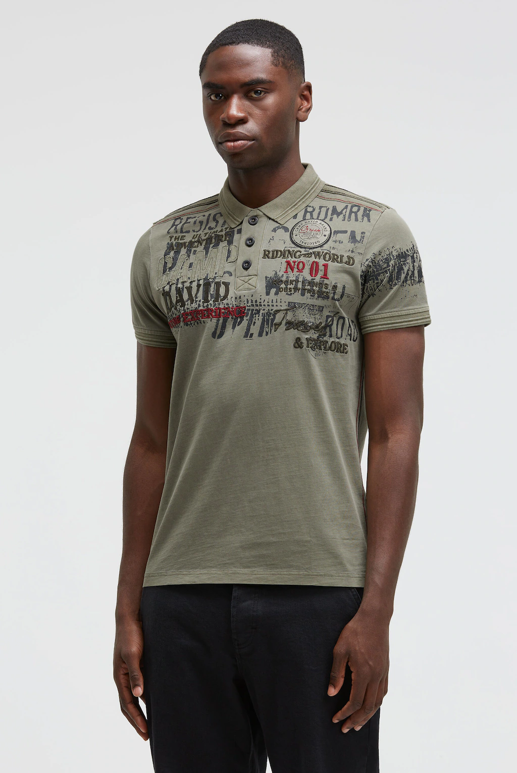 CAMP DAVID Poloshirt, mit Kontrastnähten günstig online kaufen
