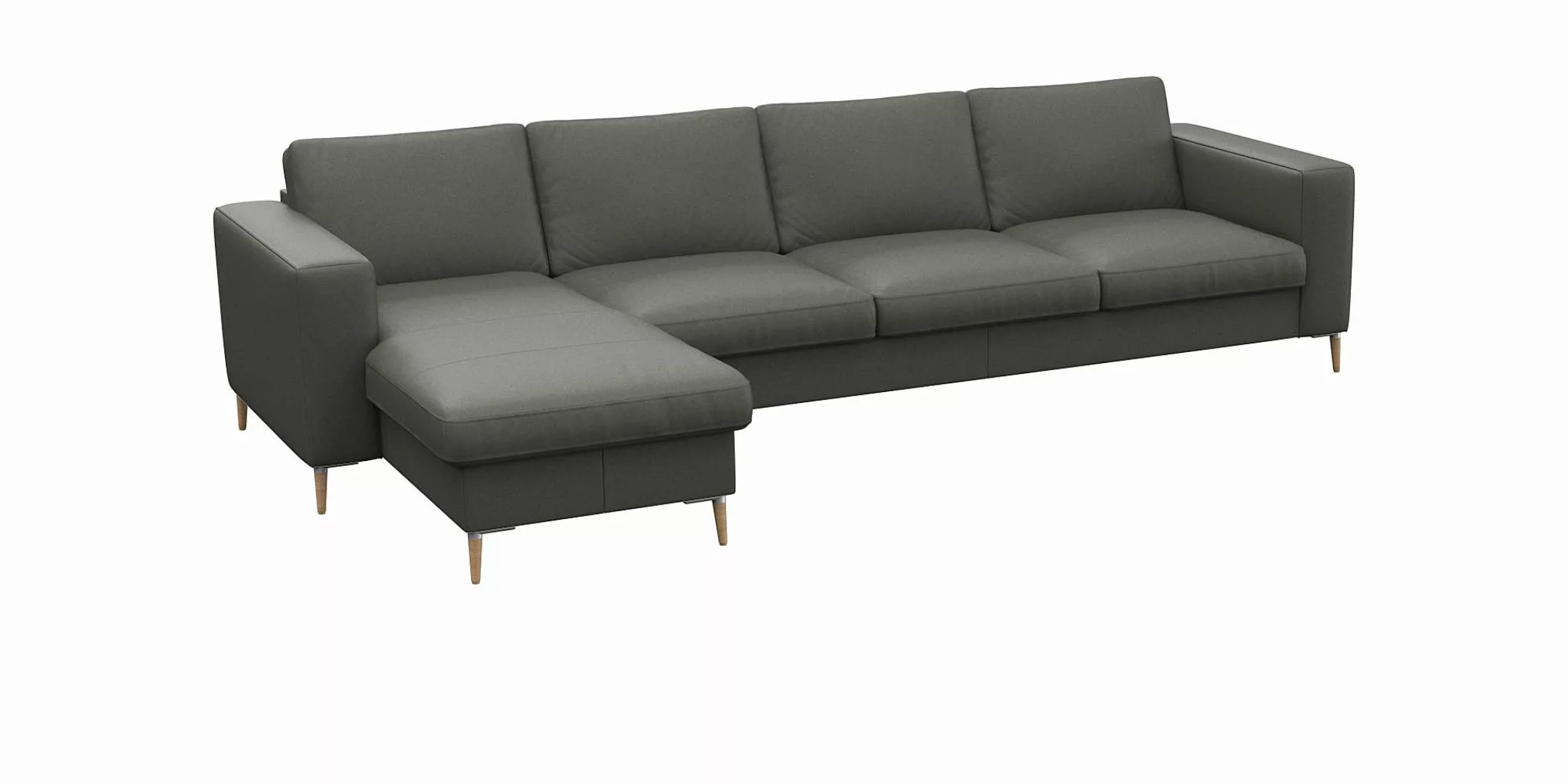 FLEXLUX Ecksofa »Fiore, super Sitzkomfort durch Kaltschaum im Sitz, L-Form« günstig online kaufen