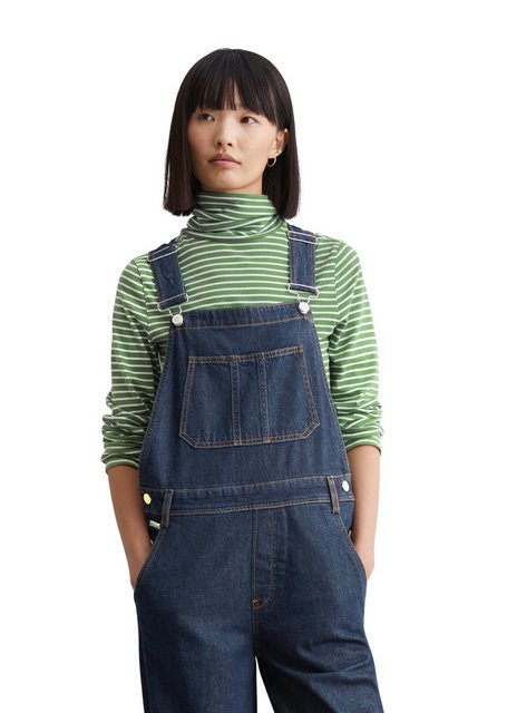 Marc O'Polo DENIM Jumpsuit aus dunkelblauem Rigid Denim günstig online kaufen