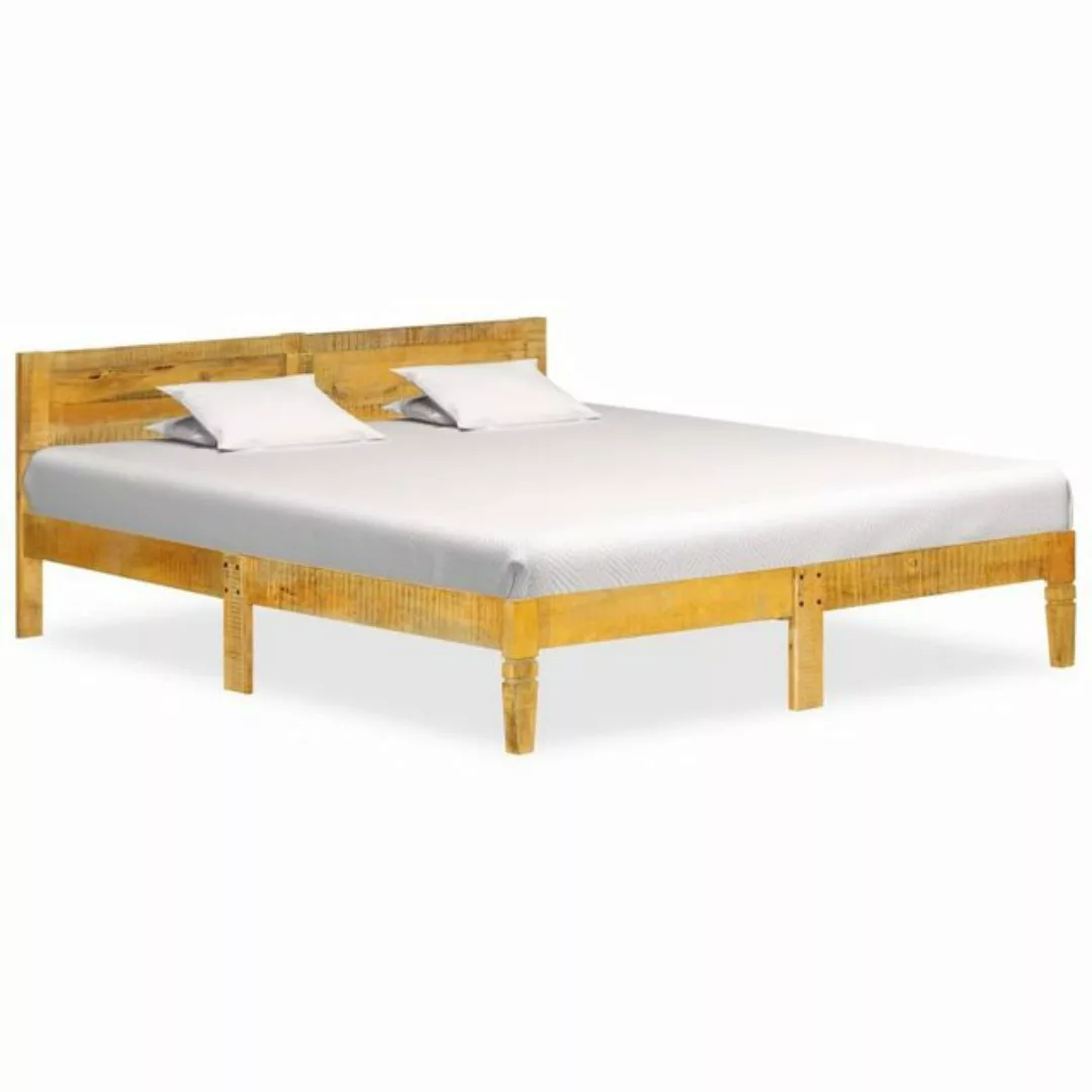 furnicato Bettgestell Massivholzbett Mango 140 cm (1-tlg) günstig online kaufen