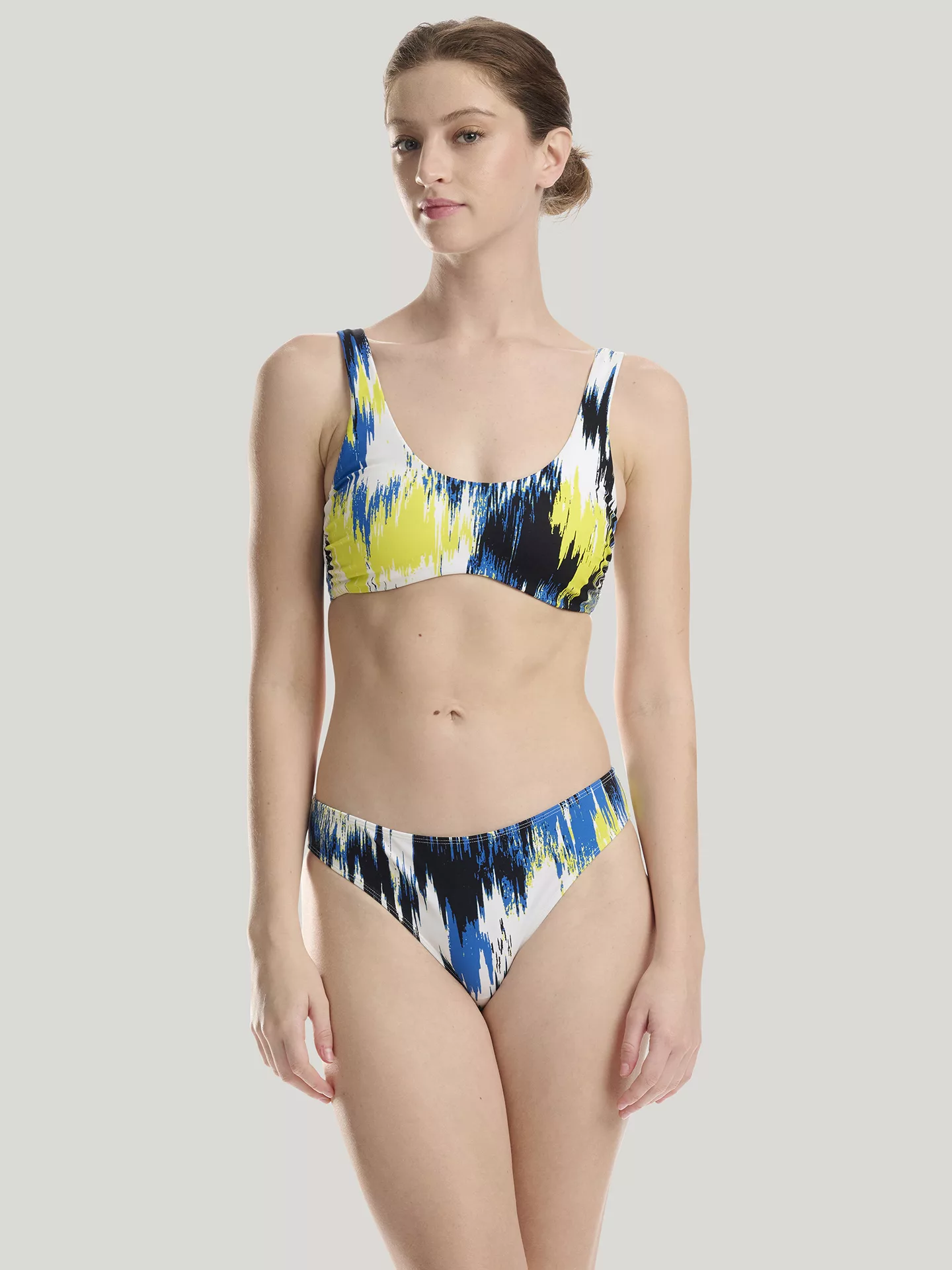 Wolford - Essentials Bikini Top, Frau, citron print, Größe: L günstig online kaufen