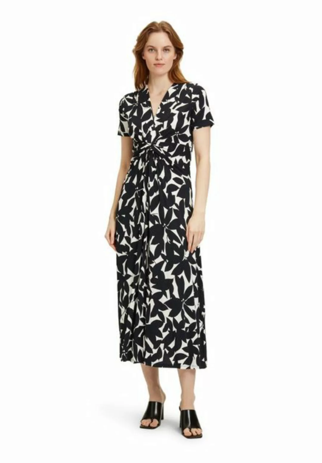 Betty Barclay Sommerkleid Kleid Lang 1/2 Arm, Dark Blue/Cream günstig online kaufen