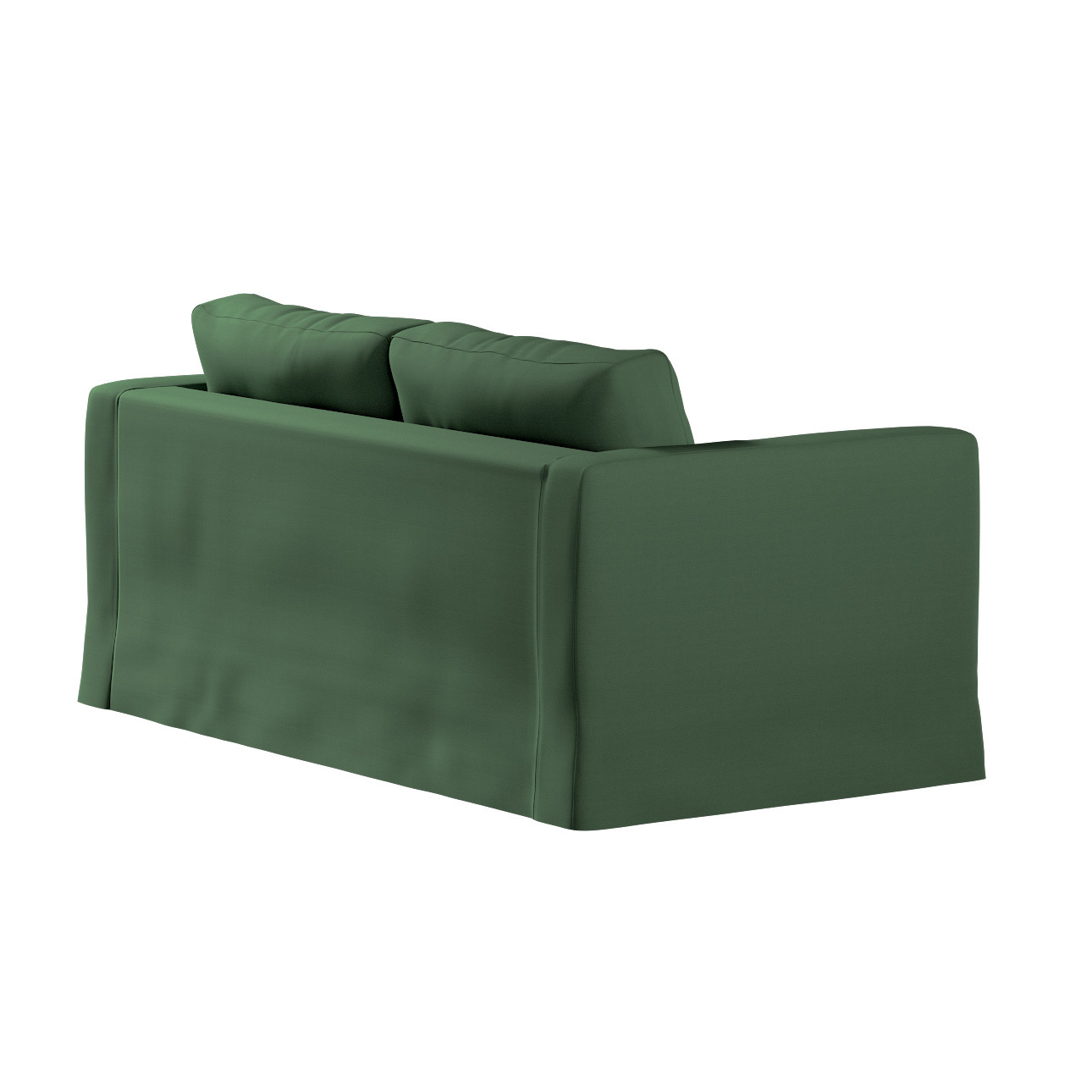 Bezug für Karlstad 2-Sitzer Sofa nicht ausklappbar, lang, waldgrün, Sofahus günstig online kaufen