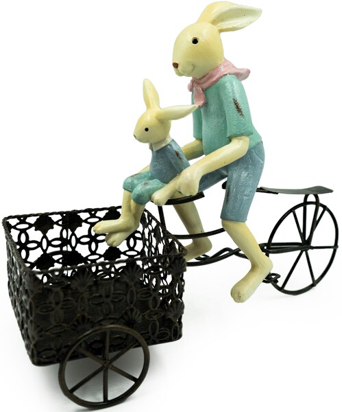 NOOR LIVING Osterhase "Osterdekoration Hase auf Fahrrad", Ostern günstig online kaufen