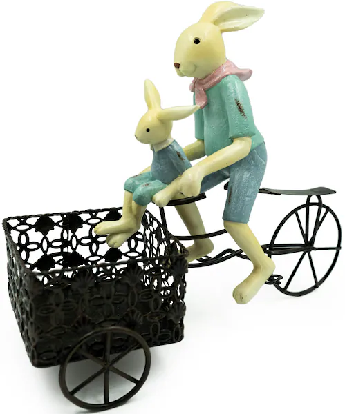 NOOR LIVING Osterhase "Osterdekoration Hase auf Fahrrad", Ostern günstig online kaufen