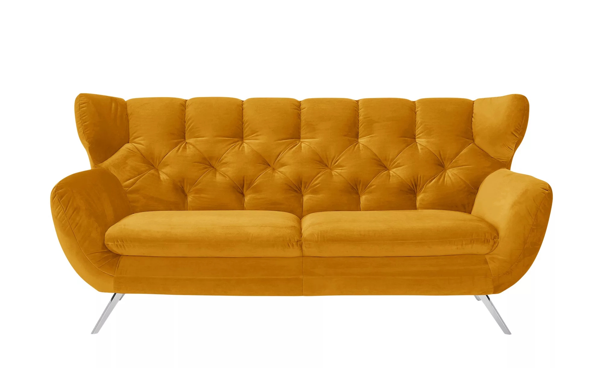 pop Sofa  Caldara ¦ gelb ¦ Maße (cm): B: 200 H: 94 T: 95 Polstermöbel > Sof günstig online kaufen