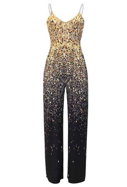 CHENIN 7/8-Overall Jumpsuit-Hose für Frauen (Bedruckter ärmelloser sexy rüc günstig online kaufen