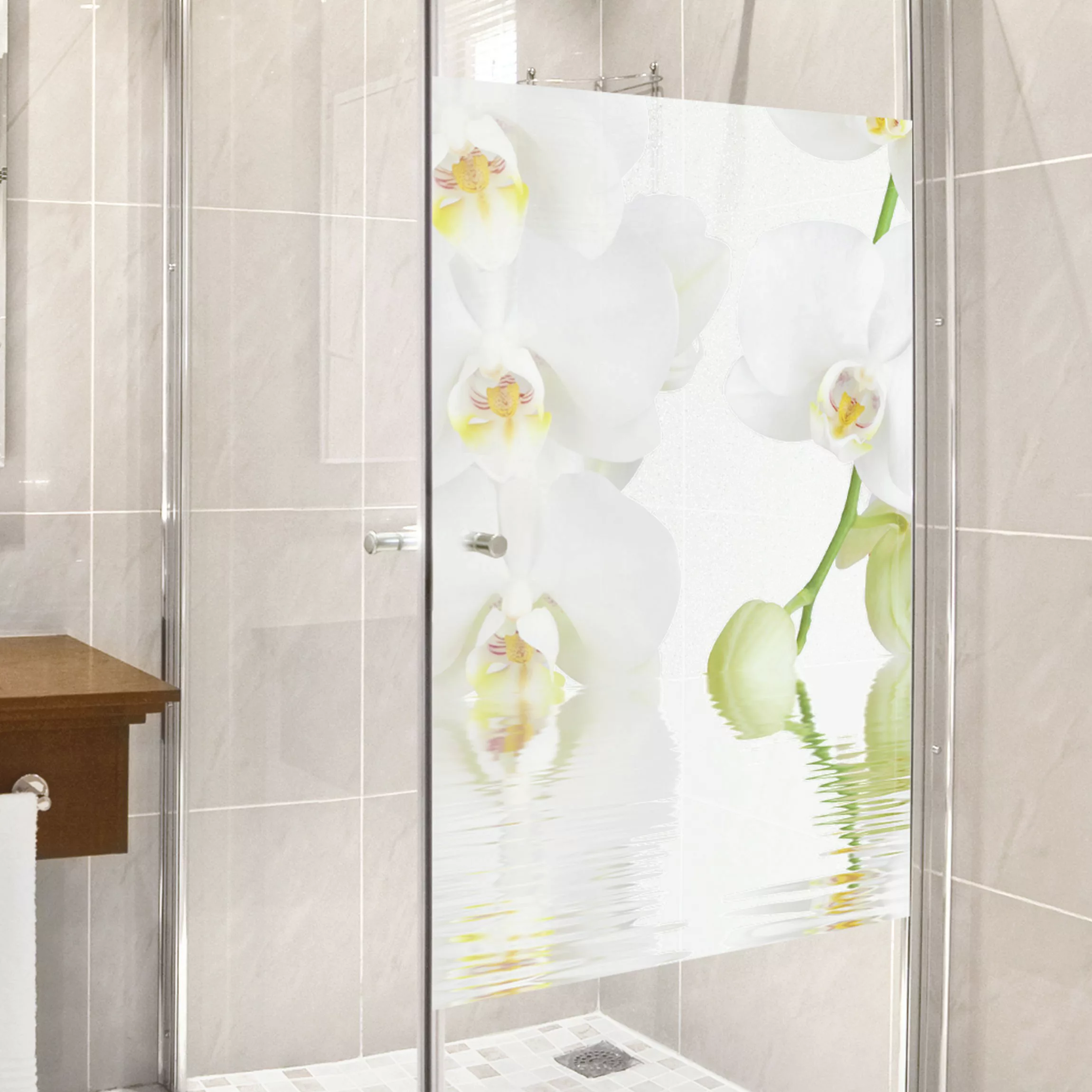 Fensterfolie Wellness Orchidee günstig online kaufen